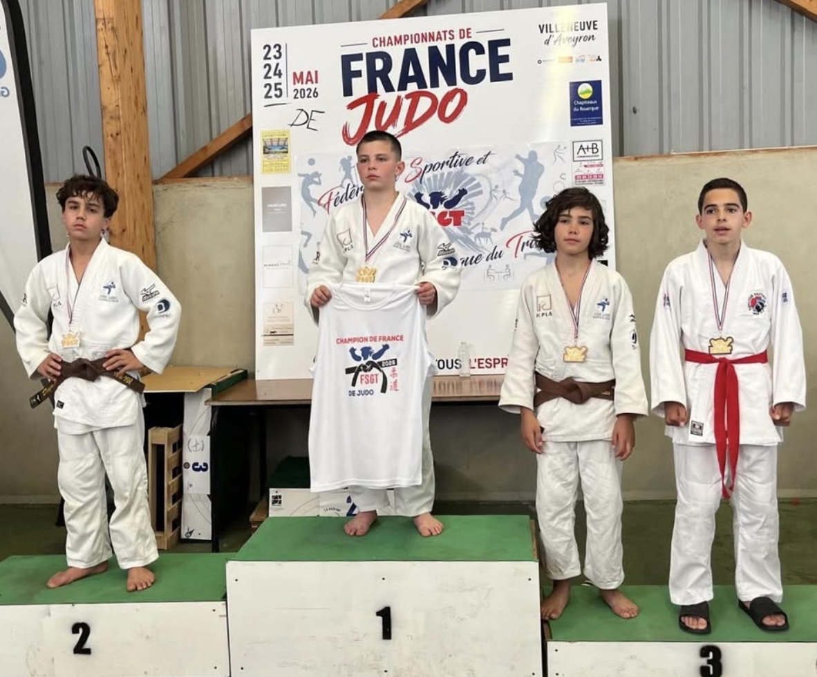 DINIS MARTINS-BARBOSA MÉDAILLE  DE BRONZE AUX FRANCE FSGT -42kg :