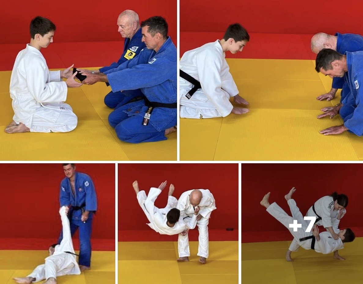 ANGE OLMETA A REÇU SA CEINTURE NOIRE :