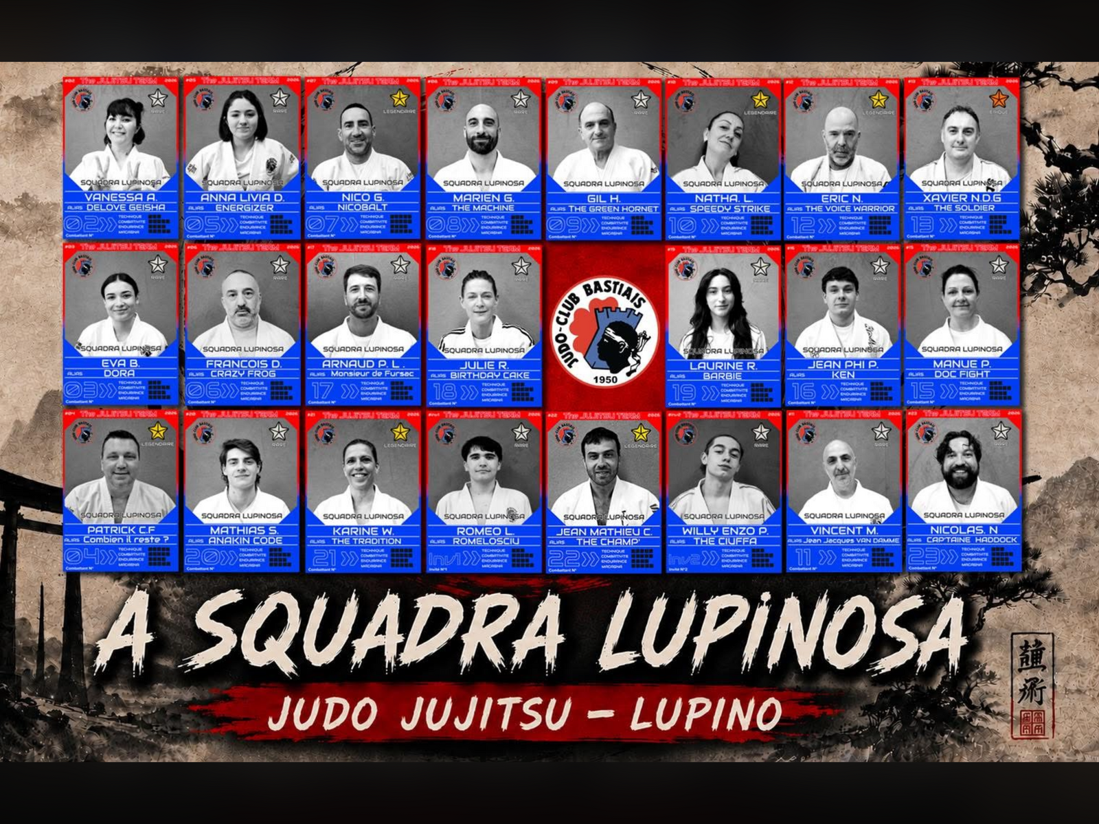La Squadra Lupinosa au complet 😍