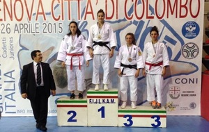 Stéphanie GIORGI médaille de bronze à GENES pour la 3° fois !!!