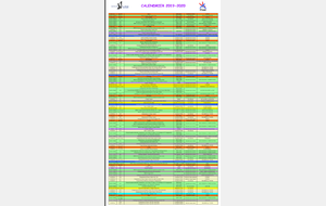 CALENDRIER LIGUE FFJ: