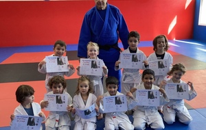 REMISE DES DIPLÔMES DE GRADE À L’EVEIL JUDO :