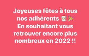 BONNES FÊTES :