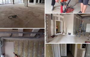 4 MOIS DE TRAVAUX EN QQ PHOTOS :