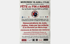 FÊTE DE FIN DE SAISON :