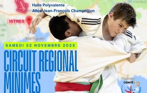 NOS MINIMES SERONT À ISTRES CE WE :