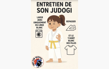 L’HYGIÈNE C’EST AUSSI LA PROPRETÉ DU JUDOGI :