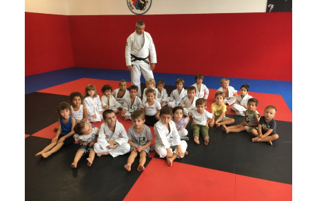 23 enfants au cours &quot;Eveil Judo&quot; de Jean-Jacques