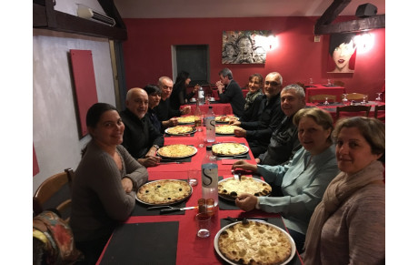 Dîner à la pizzéria &quot;Le Pressoir&quot;