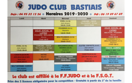 NOUVELLE SAISON SPORTIVE :