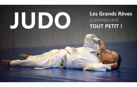 COURS ‘’EVEIL JUDO’’ POUR LES 2014 &amp; 2015 : LUNDI 17h30 &amp; MERCREDI 10H30