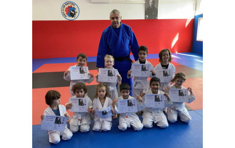 REMISE DES DIPLÔMES DE GRADE À L’EVEIL JUDO :
