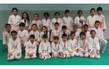 DERNIER COURS DU TRIMESTRE AU DOJO SOCIAL DE LUPINO : 