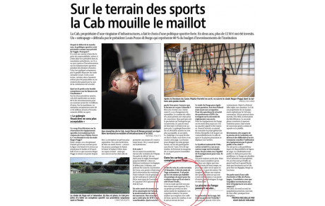 VU &amp; LU DANS CORSE-MATIN :