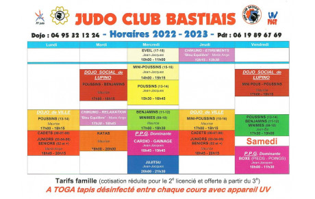 RÉINSCRIPTIONS LUNDI 5 et MARDI 6 de 16h30 à 19h - REPRISE DES COURS et INSCRIPTIONS MERCREDI 7