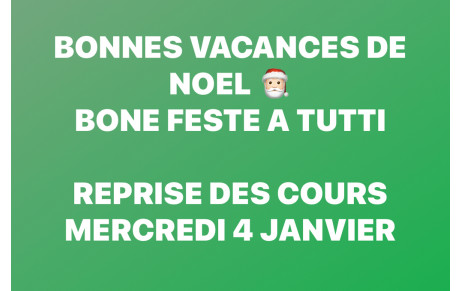 NOS DOJOS SONT FERMÉS DURANTS LES VACANCES :