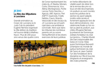 VU &amp; LU DANS CORSE MATIN :