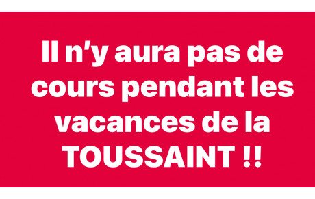 NOS 3 DOJOS SONT FERMÉS JUSQU’AU 3 NOVEMBRE