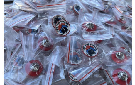 NOS PIN’S SONT ARRIVÉS