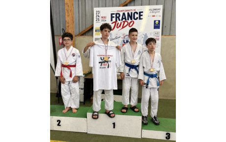 LÉO POMPONI VICE CHAMPION DE FRANCE FSGT MINIMES -38 kg :